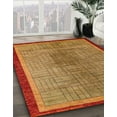 thumbnail image 3 of Ahgly Company Machine Washable Indoor Rectangle Abstract Orange Area Rugs, 3' x 5', 3 of 7