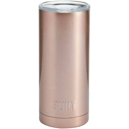 Built Double Wall Stainless Steel Vacuum Insulated Tumbler, 20 Oz, Rose (Best Double Insulated Tumbler)