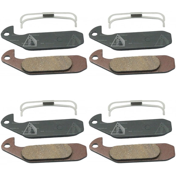 DiscoBrakes 4 Pairs Pads Made with Dupont Kevlar Compatible with Magura Gustav Disc Brake Pads, 8 Pads + 4 Springs DH M gustaff