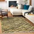 thumbnail image 3 of Yellow Geometric Area Rugs for Living Room Washable Rugs Boho Moroccan Area Rug Soft Neutral Geometric Bohemian Carpet Distressed Indoor Rug for Bedroom Dining Room Office Foldable Nonslip Rug, 3 of 9