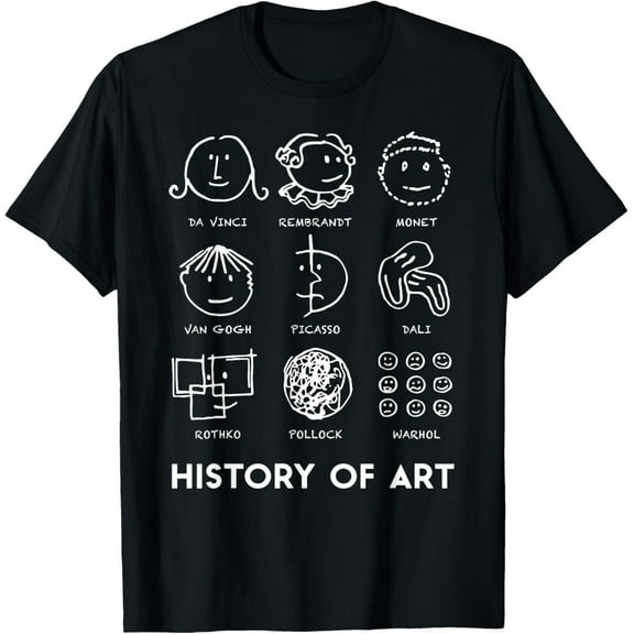 History of Art Graphic Tee – Perfect for Teachers, Students & Art Lovers Unisex Shirt