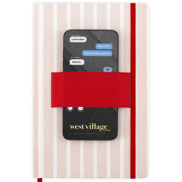 West Village by Mead Journal with Cell Phone Holder, 160 Pages