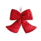 thumbnail image 2 of Herunwer Christmas Decoration Gift Scene Flocking Velvet Bow Christmas Tree Holiday Supplies Dress Bow Christmas Tree Ornaments, 2 of 6