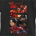 thumbnail image 2 of Girl's The Flash comics Book Superheroes Logo Graphic Tee Black X Large, 2 of 4