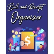 MILLIE ZOES Bill And Receipt Organizer: Personal Business Payment Notebook Receipt Organizer Expenses Log Financial Planner Journal Size 6x9 Inches 120 Pages, (Paperback)