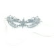 thumbnail image 2 of Máscara de ojos venecianos de encaje sexy para mujer con máscara de mascarada de diamantes para fiesta de disfraces de cosplay (plata), 2 of 5