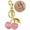 Gold, variant on Cherry Keychain & Bag Charm Topboutique Key Chain Accessories Glitter Cherry Purse Charms Metal Keychain Accessory for Women Purses Bags Handbags Wallets Backpacks,Gold