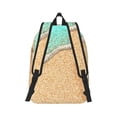thumbnail image 3 of Balery Beach Footprint Vintage Canvas Backpack for Men and Women - Large Capacity, Durable Travel Laptop Bag for School, Work, Hiking, and Outdoor Activities, 3 of 7