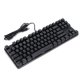 thumbnail image 2 of Teclado mecánico, teclado mecánico para juegos 87 teclado retroiluminado teclado retroiluminado con cable USB uso conveniente, 2 of 8
