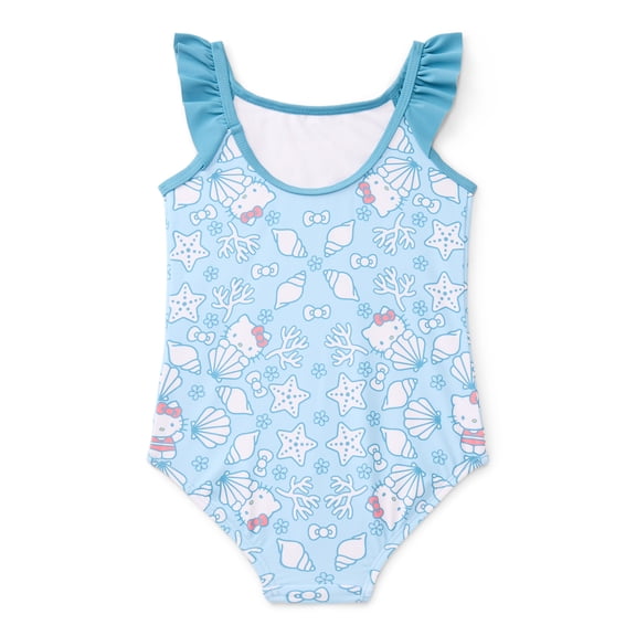 Character Toddler Girl 1pc Swimsuit, Hello Kitty, Size 12M-5T