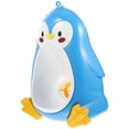 thumbnail image 3 of Wall Mounted Penguin Potty for Boys | Rotating Water Wheel Training Toilet with Easy Clean Urine Groove | Compact Lightweight Design for Home &, 3 of 4