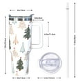 thumbnail image 3 of Christmas Tree 30 oz Tumbler with Handle, Stainless Steel Vacuum Insulated Sports Water Bottle, Leak-proof Travel Coffee Mug Cup with Lid and Straw for Water, Iced Tea or Coffee, 3 of 7