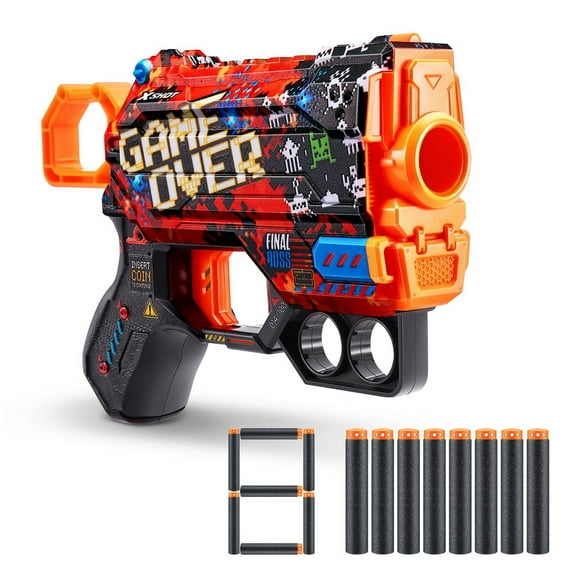 Pistolet à fléchettes Menace X-Shot Skins (8 fléchettes)