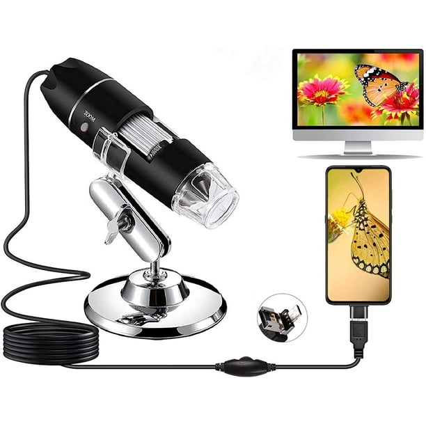 Digital Microscope Camera with Stand Ideal Compatible 1600 times