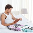 thumbnail image 4 of Cauagu Eiffel Tower and Hearts Mens Pajama Pants Sleep & Lounge Pants,PJ Bottoms with Pockets-X-Large, 4 of 7