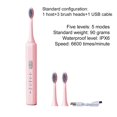 thumbnail image 1 of Electric Toothbrush For Adults Rechargeable Electric Toothbrushes With 3 Brush Heads Toothbrush Fast Travel Toothbrush Set, Electric Toothbrush, 1 of 9