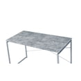 thumbnail image 2 of Acme Furniture 92905-VV Ergode Desk Faux Concrete & Silver, 2 of 5
