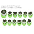 thumbnail image 3 of 12pcs Stainless Steel Biscuite Mold Vegetable Shape sculpture Tools with Detachable Plastic Shell Green, 3 of 8