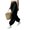 Black, variant on Womens Elastic High Waist Jogger Slacks Cuffed Ankle Wide Leg Baggy Pants Casual Fall Winter Travel Vacation Trousers
