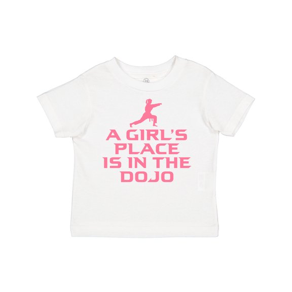 Inktastic Girls Cute Karate Martial Arts Girls Toddler T-Shirt