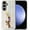 Colorful stripes A monkey eating ice cream, variant on for Samsung Galaxy S25 Case,Dual-Layer TPU Silicone + PC Hard,Shockproof and Scratch-Resistant Phone Case Blue Checkered A Cat Dressed in Cow Clothes