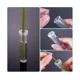 thumbnail image 3 of Tubos florales de plástico, tubos de agua de flores de 10 ml, tubos de flores reutilizables con tapas para decoración de flores, arreglos florales de 2,8 x 0,7 pulgadas, 90 unidades), 3 of 5