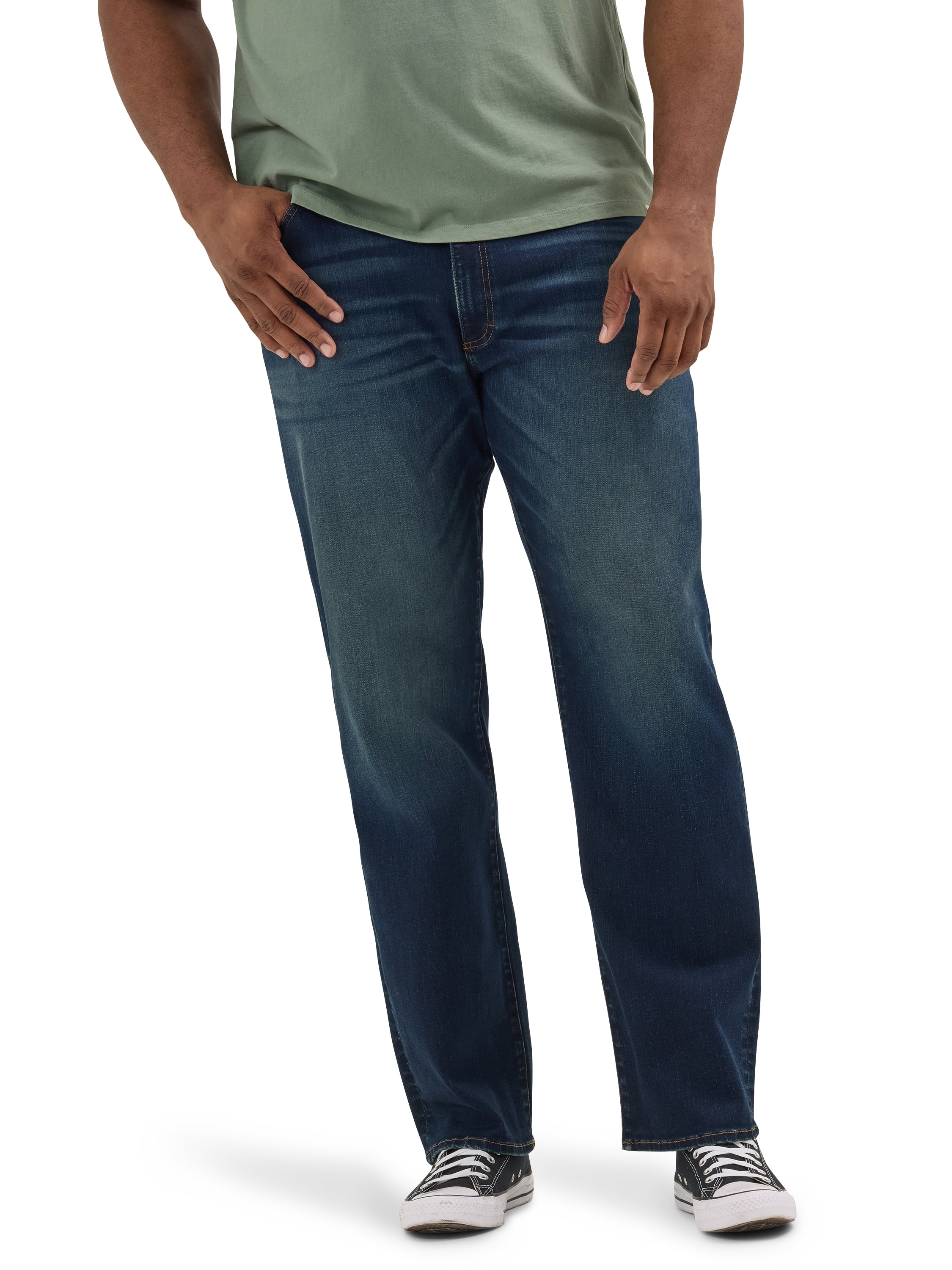 Lee Performance Series Extreme Motion Straight Fit Tapered Leg Jean Jeans voor heren, Reizen, 42W x 32L