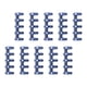 thumbnail image 5 of Paquete de 10 carpetas de hojas sueltas, clips de aro de hojas sueltas para tarjetas de estudio, cuadernos, álbumes de fotos, álbumes de recortes, fol azul, 5 of 8