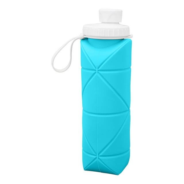 Foldable Water Bottle,600ml Collapsible Water Bottle Collapsible Travel Water Bottle Portable Water Bottle High-Intensity Output