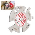 thumbnail image 1 of Gas Cylinder Lockout Tagout, 304 Stainless Steel 2 Lock Holes  Easy Install Heavy Duty Air Source Lockout Device  for Automotive Manufacturing, 1 of 8
