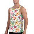 thumbnail image 2 of KLL Turtle Flower Print Men's Muscle Gym Workout Stringer Tank Tops Bodybuilding Fitness T-Shirts Tank Tops Men-X-Large, 2 of 7