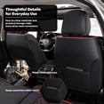 thumbnail image 6 of Egamige Car Seat Covers，Front and Rear, Fits Nissan Pathfinder 2000-2026, Red Edge 2 Pieces, 6 of 8