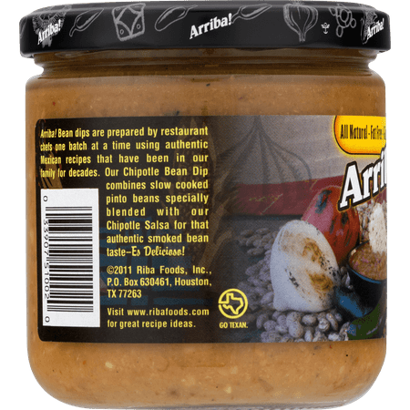 Arriba! Bean Dip Chipotle Pinto Medium