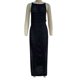 thumbnail image 3 of Vestido De Punto Vestido maxi de ganchillo para mujer Traje de playa con abertura lateral y cuello redondo sin espalda (Negro S) Cgtredaw para Mujer Negro T XL, 3 of 7