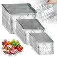 thumbnail image 2 of 30 Pcs Sacs de Rangement Réutilisables en Aluminium, Sacs à Fermeture sous Vide Refermables 2025 pour Stockage Debout, pour Légumes, Viande et Conservation des Aliments, 2 of 9
