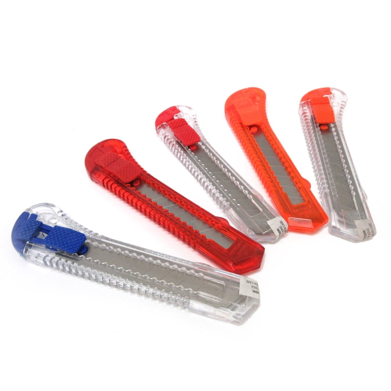 Package Cutter Tool 4-Pack Double-Edged Safety Box Cutter | Stainless ...
