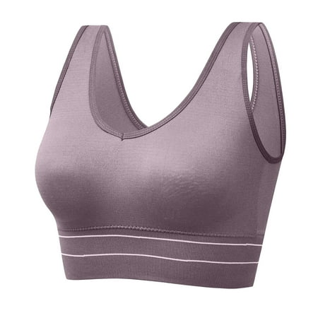

HGWXX7 Plus Size Bra Womens Plus Size Shock Proof Exercise Yoga Fitness Underwear Bra