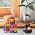 thumbnail image 2 of NAQSH Assorted Backflow Incense Cones - Premium Natural Handmade Back Flow Cone, Scented Waterfall Masala Fragrance Incense Cones (Pack of 10), 2 of 5