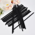 thumbnail image 3 of Pajitas Negras para Beber, Material Flexible Apto para Uso Alimentario, Diseño de 24 Cm de Largo, Sin Olor, Ideales para Bodas, Perfectas para Bebidas, Paquete de 100 Unidades, Suaves y Segu, 3 of 5