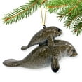 thumbnail image 2 of Seal Ornament - Coastal Ocean Marine Life Decoration, Mom and Baby Seal, 2 of 4