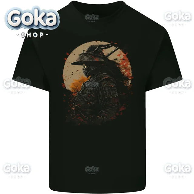 Camisetas con gráficos japoneses de Storm samurái ropa para hombre partes superiores nuevas y camisetas de algodón para mujer Camiseta estampada Y2K ropa bonita y divertida