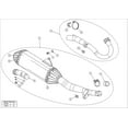thumbnail image 3 of Exhaust Muffler Ulashkim Titanium Colors For Honda Crf300l / Rally (21-22), 3 of 3
