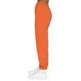 thumbnail image 2 of Fangasis Ladies Sweatpants Tapered Leg Sports Pants High Waisted Bottoms Women Daily Wear Trousers Comfy Fitness Orange 2XL, 2 of 4