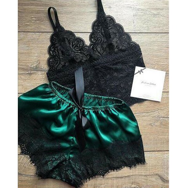 1 Juego de lencería Sexy, pijamas europeos y americanos, pijamas de encaje, Ropa Interior, camisón Sexy, Ropa Interior, Sexi Muje xuanjing unisex