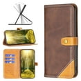 thumbnail image 5 of Premium Leather for Samsung Galaxy A32 5G Case, Kickstand Card Holder  Wallet Flip Protective Shockproof Folio Magnetic Classic Phone Case Cover for Samsung Galaxy A32 5G,Brown, 5 of 8