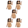 thumbnail image 1 of Minnieouse Body femenino Control de glúteos y caderas Levantador Adelgazante Cintura alta Fajas Bragas Ropa interior Tres pechos para Beige Type2 NO2, 1 of 6