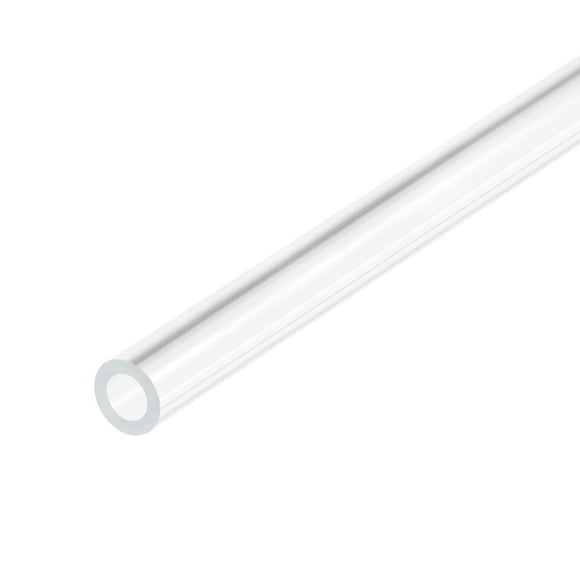 Acrílico Tubo Transparente Rígido Redondo Tubo 5mm ID 8mm OD 18" para Lámparas y Linternas, Agua Refrigeración Sistema