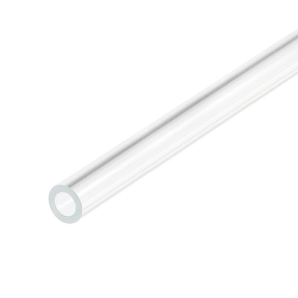 Acrílico Tubo Transparente Rígido Redondo Tubo 5mm ID 8mm OD 18" para Lámparas y Linternas, Agua Refrigeración Sistema