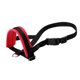 thumbnail image 1 of Bozal ajustable de nailon para perros, antiladridos y antimordeduras (XL, rojo), 1 of 5