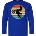 thumbnail image 3 of Inktastic Dirt Biking Motocross Retro Long Sleeve Youth T-Shirt, 3 of 5